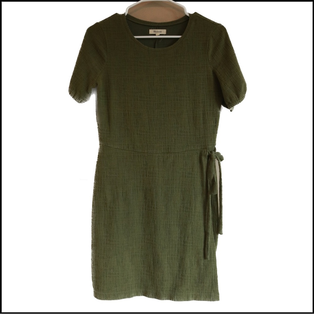 Madewell Green short sleeve dress